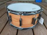 Pork Pie Oak / Maple 14 x 6.5 Snare Drum  - Excellent