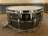 Ludwig Black Beauty Snare Drum - 6.5"x14" - Super-Sensitive Throw-off -EXCELLENT