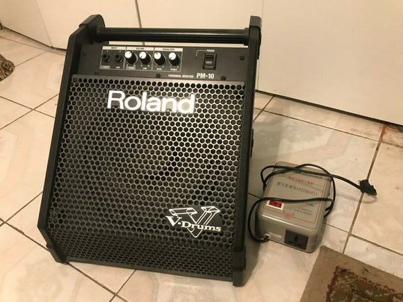 Roland PM-10 V-Drum Speaker System /Speaker Amp Amplifier Monitor JAPANESE MODEL