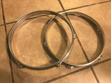 Pearl super hoop 10" 80's drum hoop pair