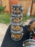 PDP Fs Birch 6pc Drum Set kit tobacco burst