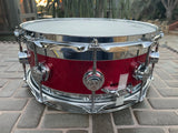 DW Collectors 14 x 6.5 Brass / Maple Edge Snare Drum