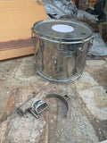 1970s Ludwig 12x15 Marching Snare Drum Chrome Over Steel - FOR PARTS
