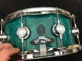 DW Collectors Green Spider Pine 14 x 6 Snare Drum!!!