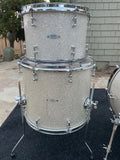 C&C Custom Drums 3pc Drum Set kit Keller Shells C & C Drums 24x18, 13x9, 16x14
