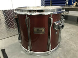 Pearl MLX Maple 14 x 12 BORDEAUX RED LACQ Tom Drum
