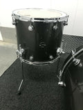 DW Performance Series 4pc Drum Set Kit Gun Metal