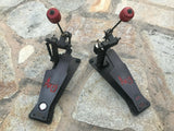 TWO AXIS A SINGLE LONGBOARD BLACK SINGLE BASS PEDALS W/ EKITS + DOC O MATICS!!