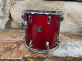 Vintage Tama Superstar Candy Apple Red CAR 1980's 14 x 13  Tom Drum - read
