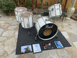 Pearl MLX Maple White 4pc Drum Set Kit owned by James Kottak Ex Scorpions !!!
