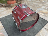 Tama Superstar Cherry 22x16 Bass Drum 80's