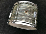 1964 Ludwig Club Date Blue Oyster Pearl 22x14 + 13x9