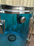 Ludwig Vintage 1970's Blue Color 16 x 16" Vistalite Floor Tom