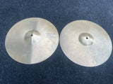 Paiste formula 602 Blue Label medium 14" hihat hi hat Cymbals -Top Crack Repair