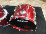 Tama Superstar CANDY APPLE RED 4pc Drum Set Kit 12x11,13x12,16x16,24x16