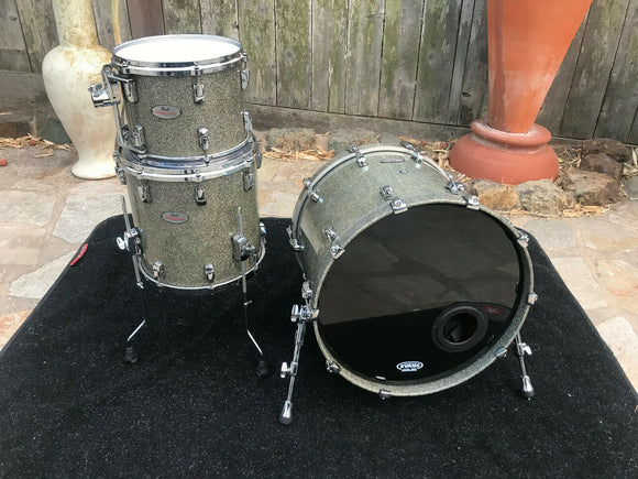 Pearl Reference Granite Sparkle 3pc Drum Set kit