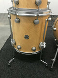 DW COLLECTORS VLT VLX MAPLE 3pc NATURAL FINISH DRUM SET KIT w / 23 x 18 BASS!!!
