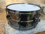 TAMA Metalworks Nickel-Plated Black Steel Snare Drum Black 6.5x14