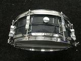 Ludwig LM404 Acrolite 5x14" Aluminum Snare Black Galaxy 1990s