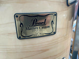 Pearl Masters Custom Maple 8pc Drum Set kit Natural