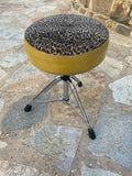 Pork Pie Leopard Drum Throne Seat Chair - Missing one bolt