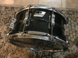 Ludwig Acrolite Black Galaxy Sparkle 14 x 6.5 !!! Harder to find size!!