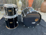Pearl BLX 3pc Drum Set Kit Birch- Black FInish