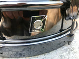 TAMA Metalworks Nickel-Plated Black Steel Snare Drum Black 6.5x14