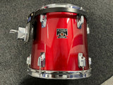 Tama Superstar Candy Apple Red 80's Drum Set kit 22x16,12x11,13x12,16x16