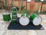Pearl MCX Masters 7pc Double Bass Drum Kit Shamrock Green