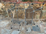 Four Yamaha Drum Boom / Straight Cymbal Stands