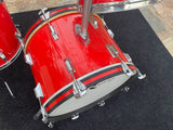 Rogers 70's Big R 3 Pc Drum Kit Mojave Red - Looks great!!