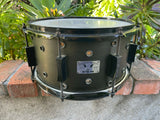 Pork Pie Little Squealer Snare Drum Satin Black Ebony 7 x 13 in.