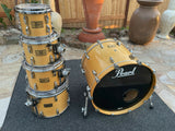 Pearl Masters Studio Birch 5pc Drum Set kit - Natural Finish