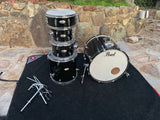Pearl Decade Maple 5pc Drum Set kit 22.18,10.7,12.8,16.16,14,5.5 - Black
