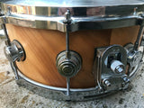 DW Collector's EXOTIC JAZZ Series 14x6.5 Snare Drum Maple/Gum Twisted Birch