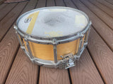 Pearl FREE FLOATING 14x6.5 Natural Maple Snare Drum