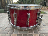 Vintage Tama Superstar 14X8 Snare Drum Cherry Wine Finish - Excellent