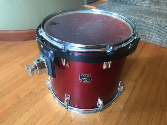 Tama Superstar CAR CANDY APPLE RED  1980's 14x13  Tom Drum