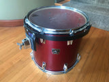 Tama Superstar CAR CANDY APPLE RED  1980's 14x13  Tom Drum