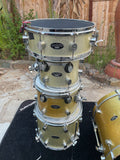 PDP CX Maple 5pc Drum Set kit Sparkle Finish - 14" floor tom