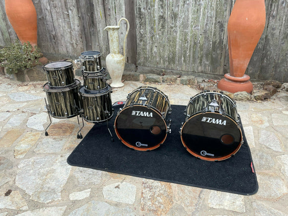 Tama Starclassic Bubinga 7pc Double Bass Drum Set Kit