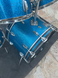 Vintage North Drums 6pc Drum Set kit - White Finish
