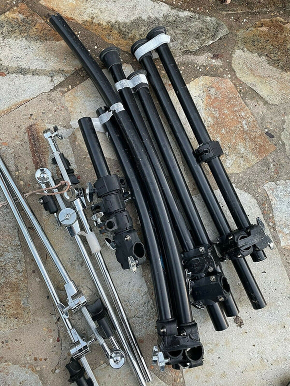 Alesis Strike Pro SE Black Rack with Boom Arms and some Clamps