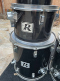 Rogers 70's Big R 10Pc Huge Beast - STUDIO TEN DOUBLE BASS Drum Set Kit Ebony !!