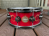 DW Collector's Series "Snakes and Arrows" Neil Peart Rush 6x14 Snare drum w/ TAG
