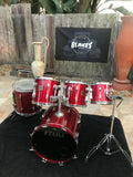 Tama Artstar 1 Cordia Candy Apple Red 5pc Drum Set kit CUSTOM SHOP 20 INCH KICK