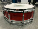 Pearl Crystal Beat 14 x 5 Ruby Red Snare Drum - Excellent