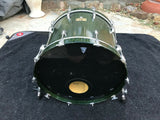 Pearl Master Custom maple 22 x 16 Green Bass Drum Maple