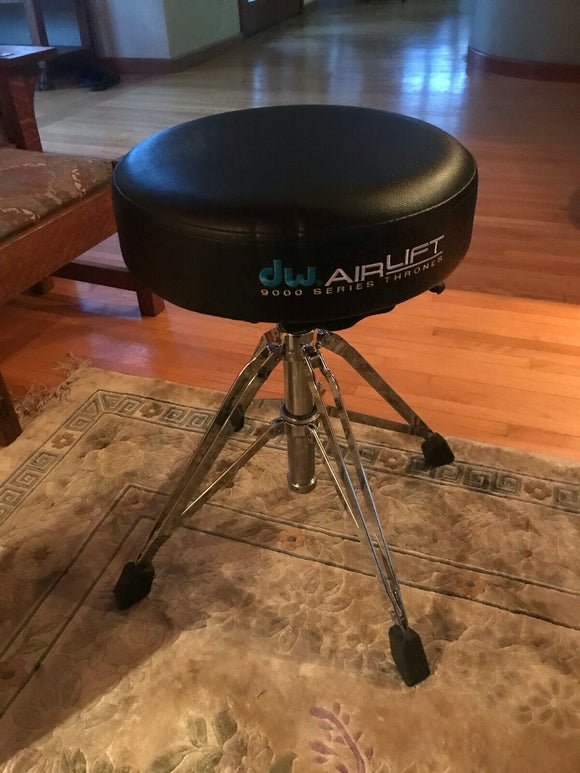 DW 9000 Series Drum Throne - Round Seat - Air LIft